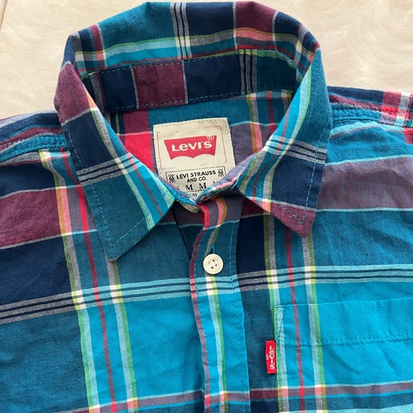 Boys Levi Short Sleeved Button Up 6 - Picture 2 of 5